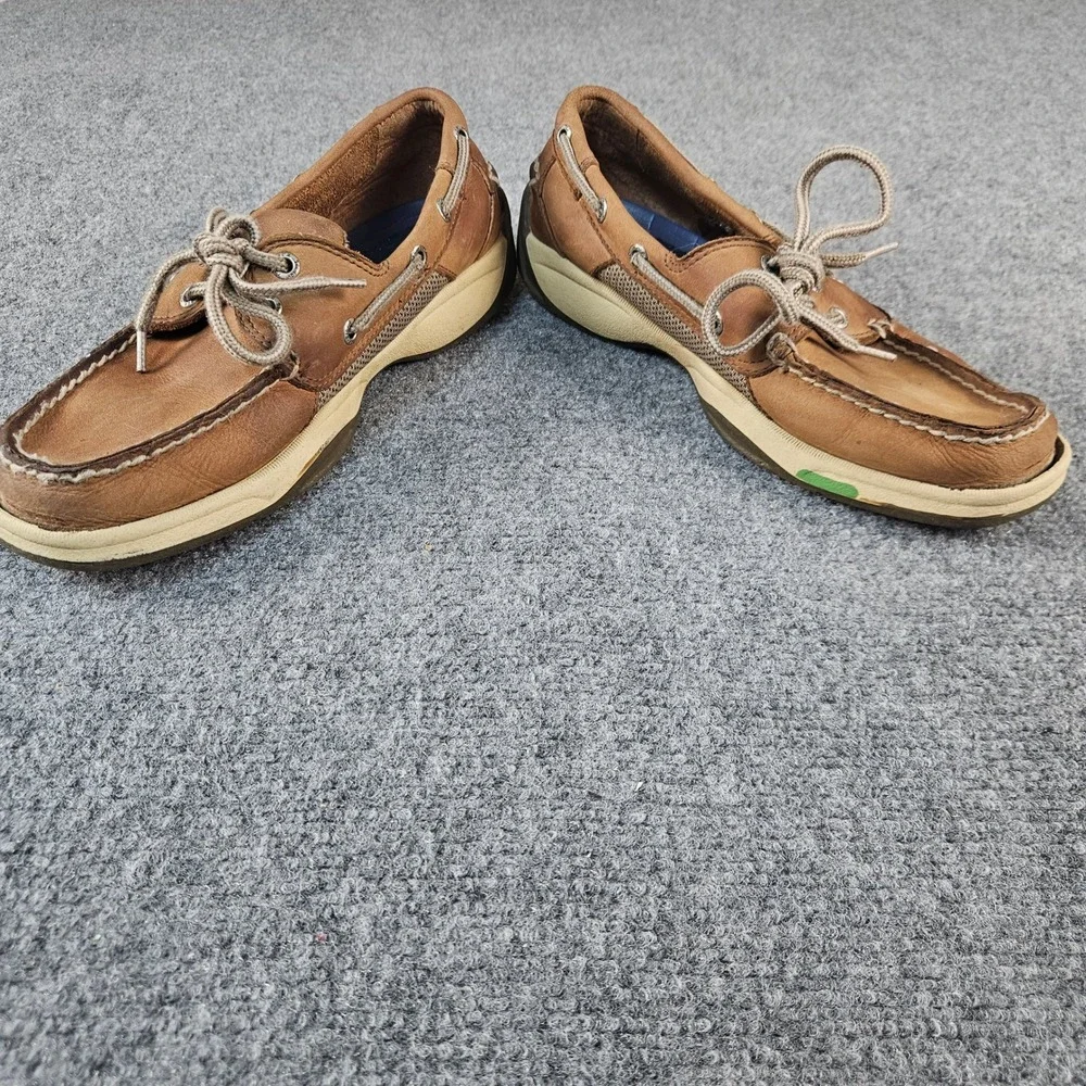 Sperry Top-Sider Mens Billfish Boat Shoes Tan Leather Mesh‎ Loafers 0799023